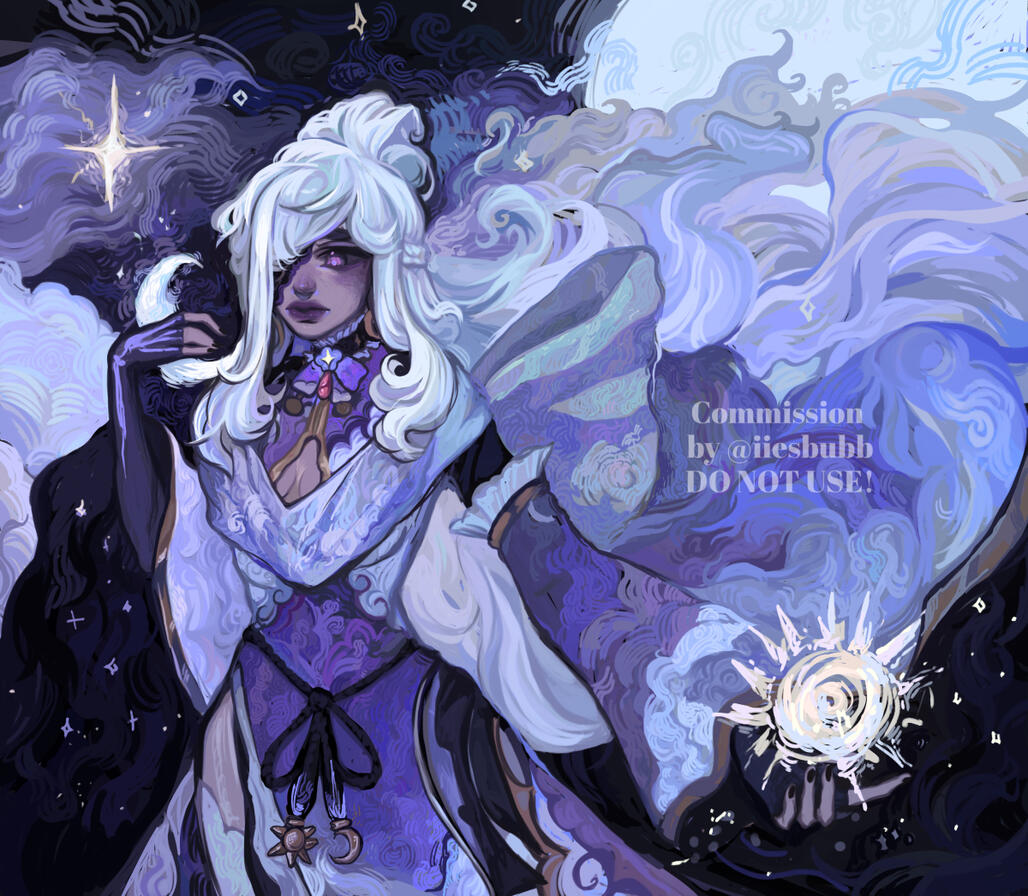 commission with complex bg for @nicsdoodles